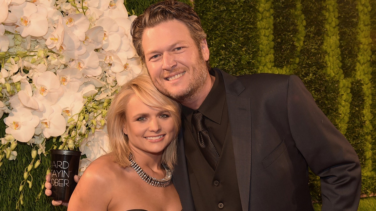 Blake Shelton and Miranda Lambert at Country Awards