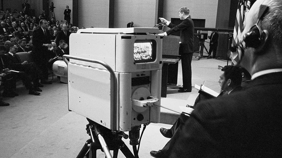 First televised presidential press conference