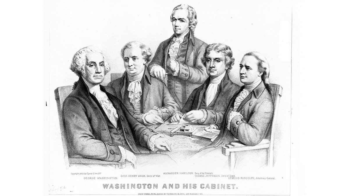 What was hamilton's outlet position in washington's cabinet