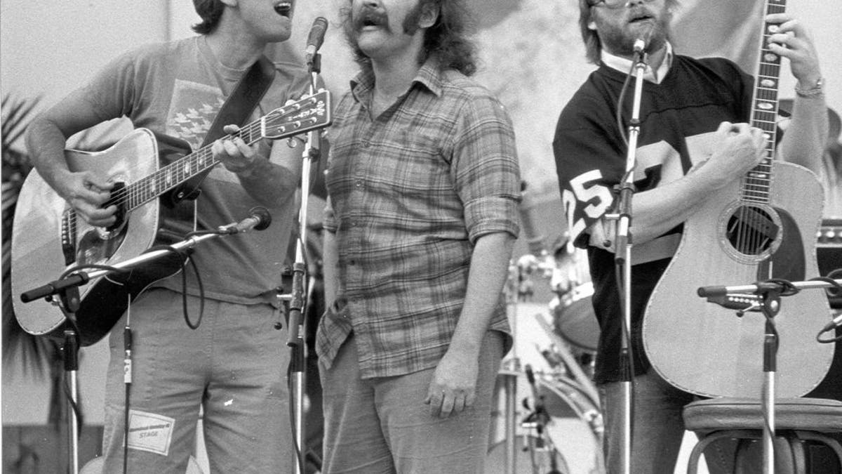 Graham Nash, David Crosby and Stephen Stills