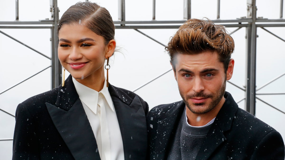 Actors Zendaya and Zac Efron