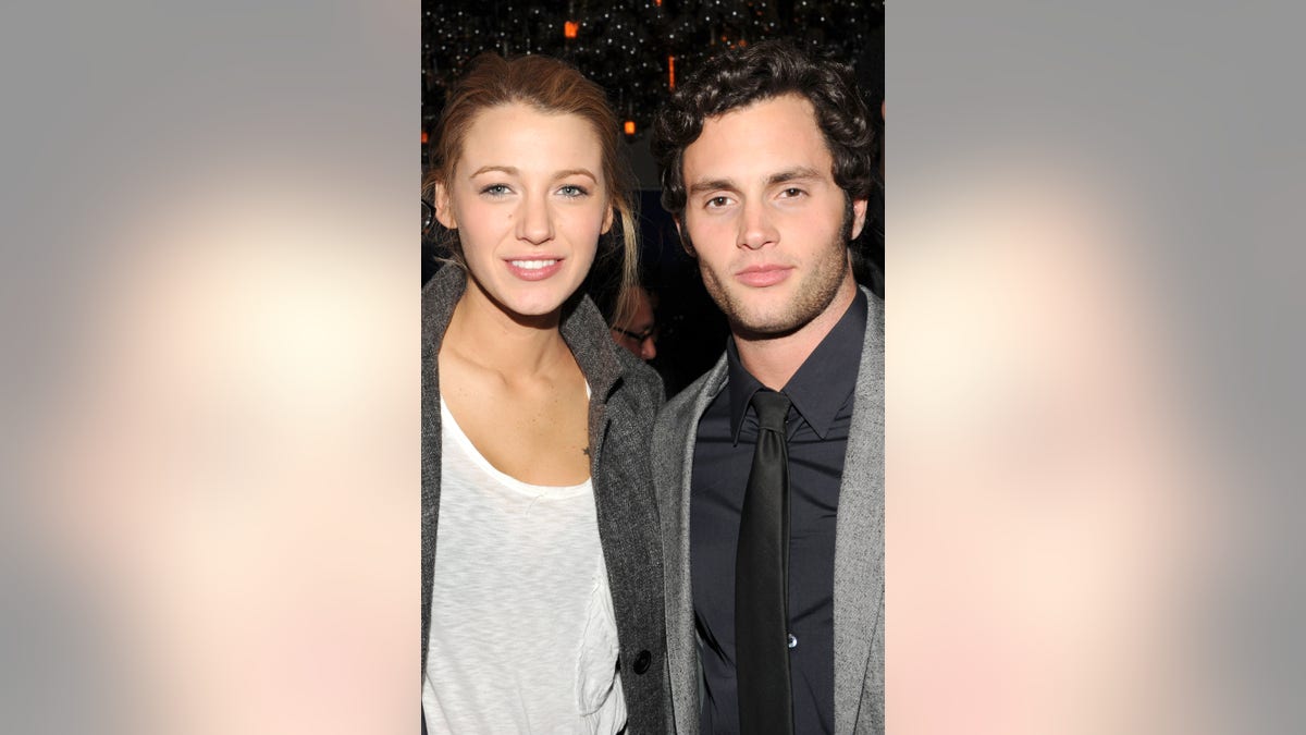 Penn Badgley and Blake Lively