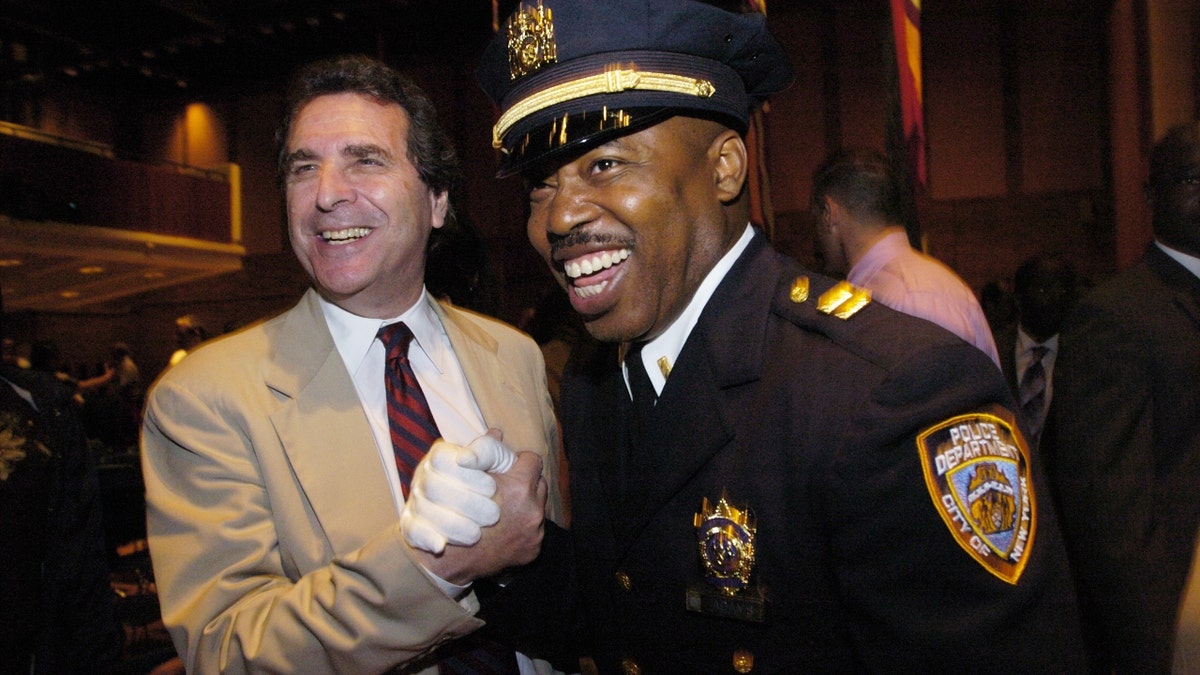 Eric Adams as an NYPD officer