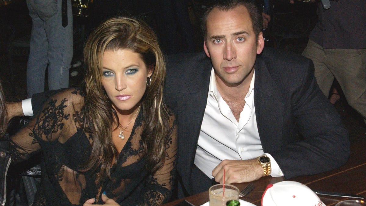 Lisa Marie Presley and Nicolas Cage