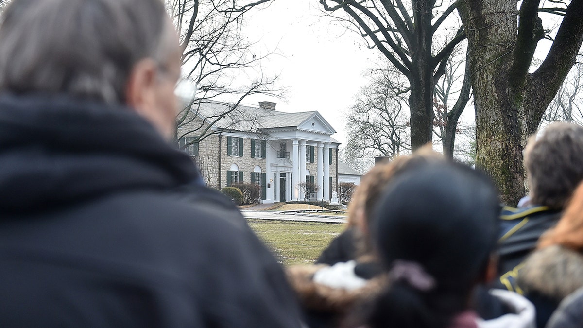 A distant view of Graceland