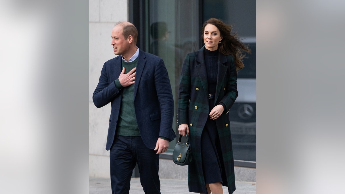 Prince William and Kate Middleton visiting Liverpool
