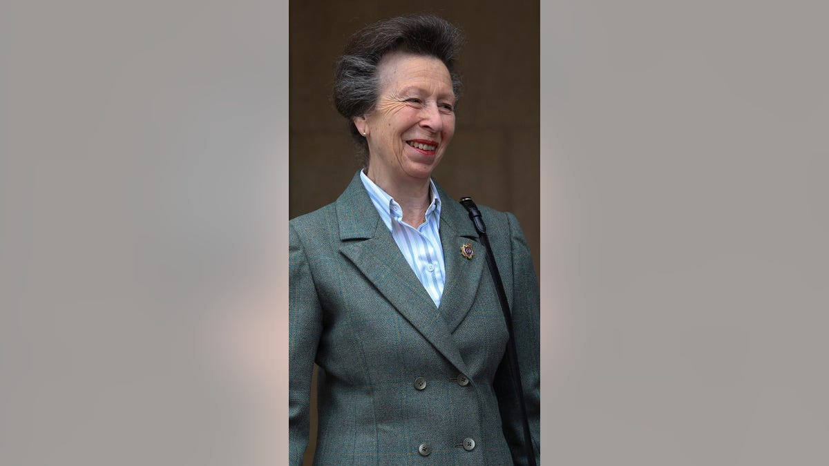 Princess Anne smiling