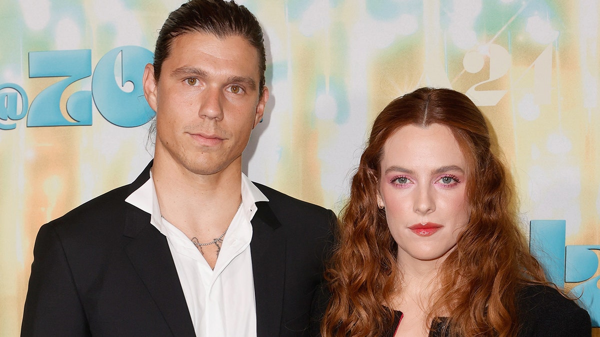 Riley Keough and her husband Ben Smith-Petersen at a red carpet engagement