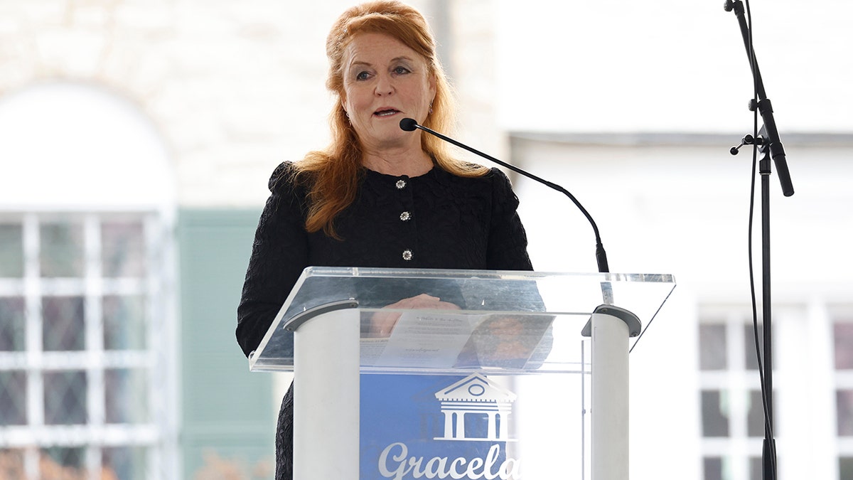 Sarah Ferguson speaking