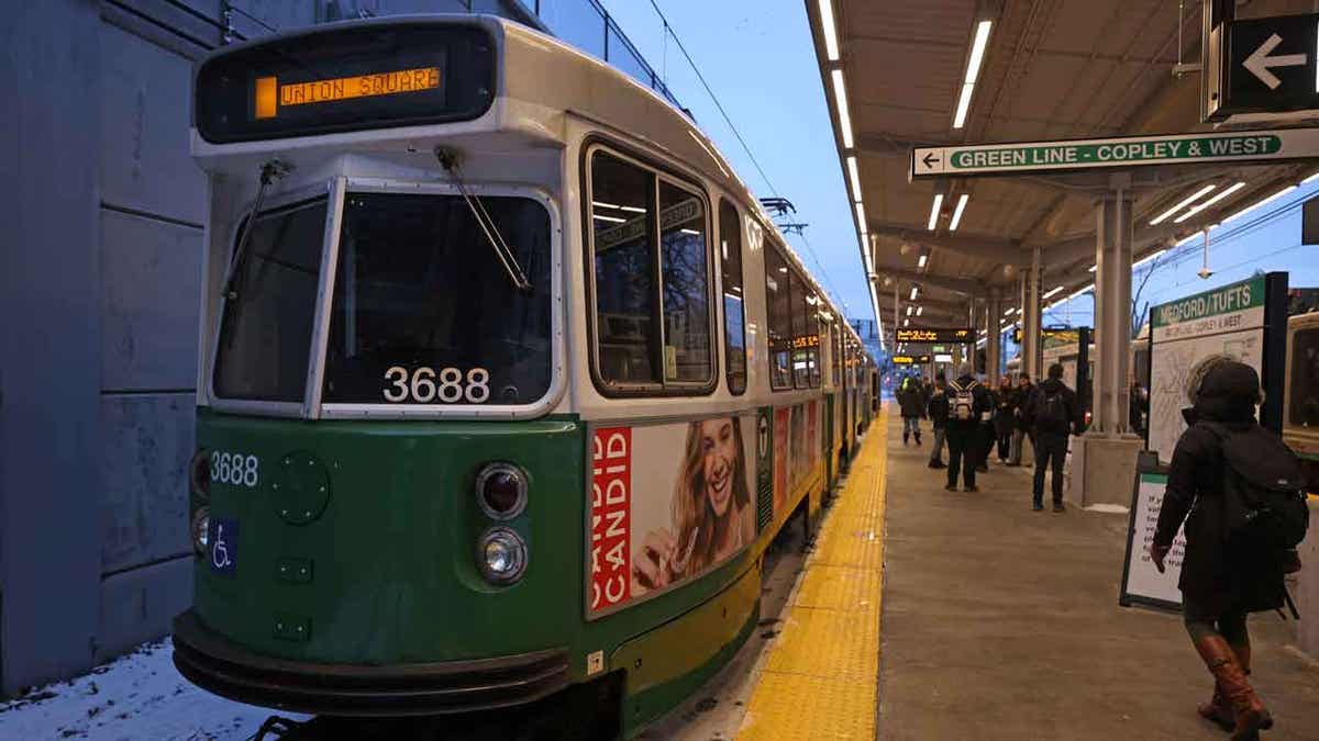 Boston Green Line train