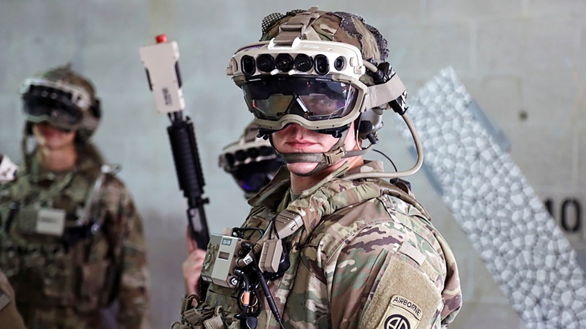 A protoype of the U.S. Army's Integrated Visual Augmentation System