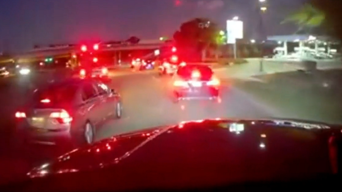 Road rage incident in Houston, Texas