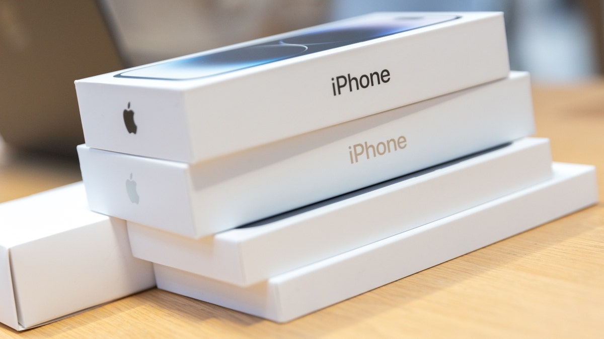 The Apple iPhone 14 Pro Max in boxes