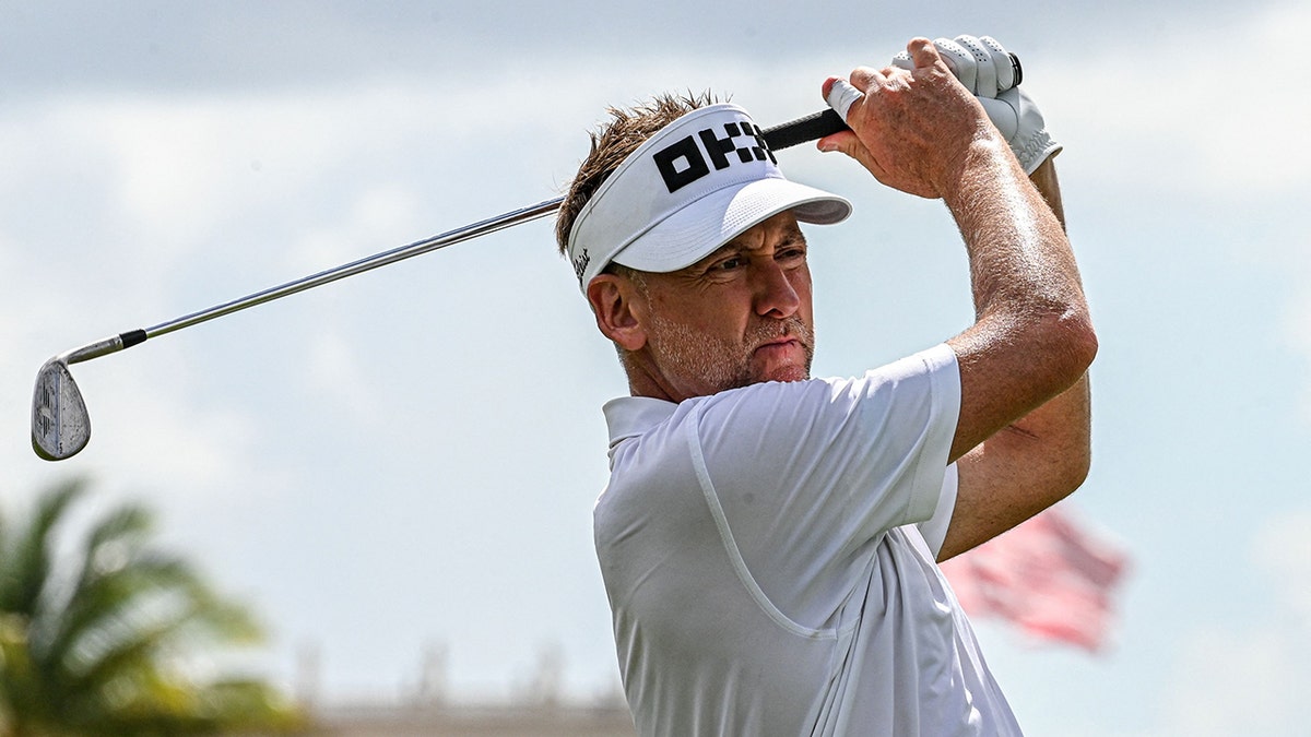 Ian Poulter plays for LIV Golf