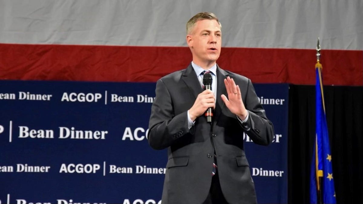 Rep. Jim Banks in Fort Wayne, Indiana