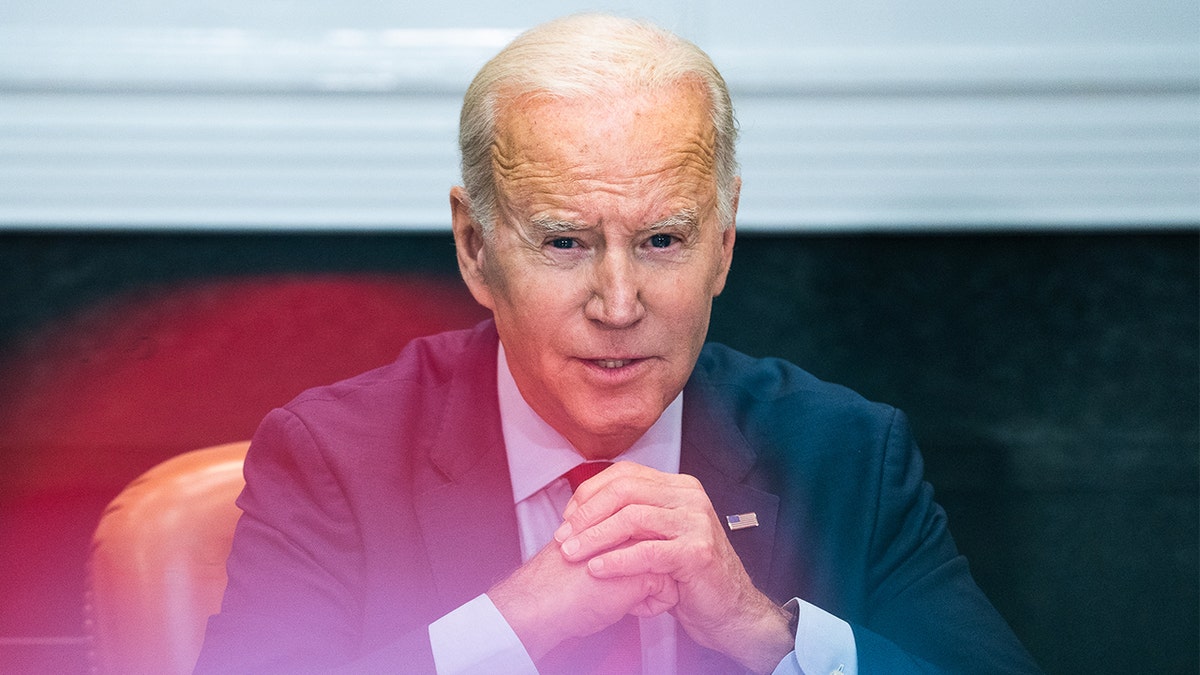 President Biden speaks Tuesday at the White House