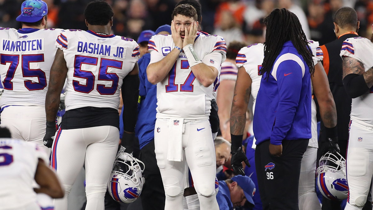 Josh Allen in shock