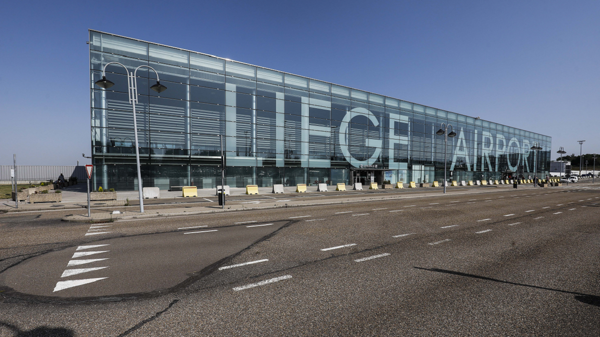 The Liege Airport in Belgium