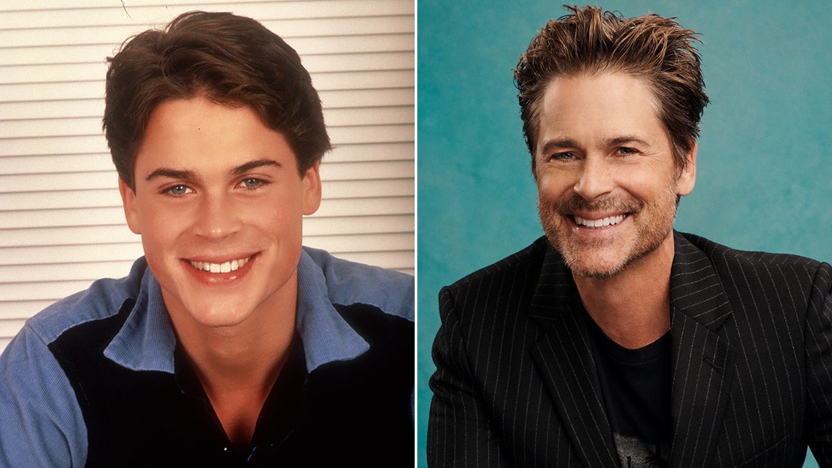 rob lowe then and now