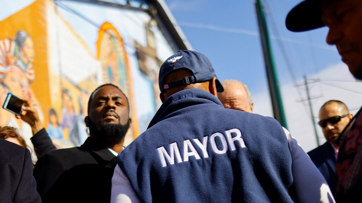 New York City Mayor Eric Adams in El Paso, Texas