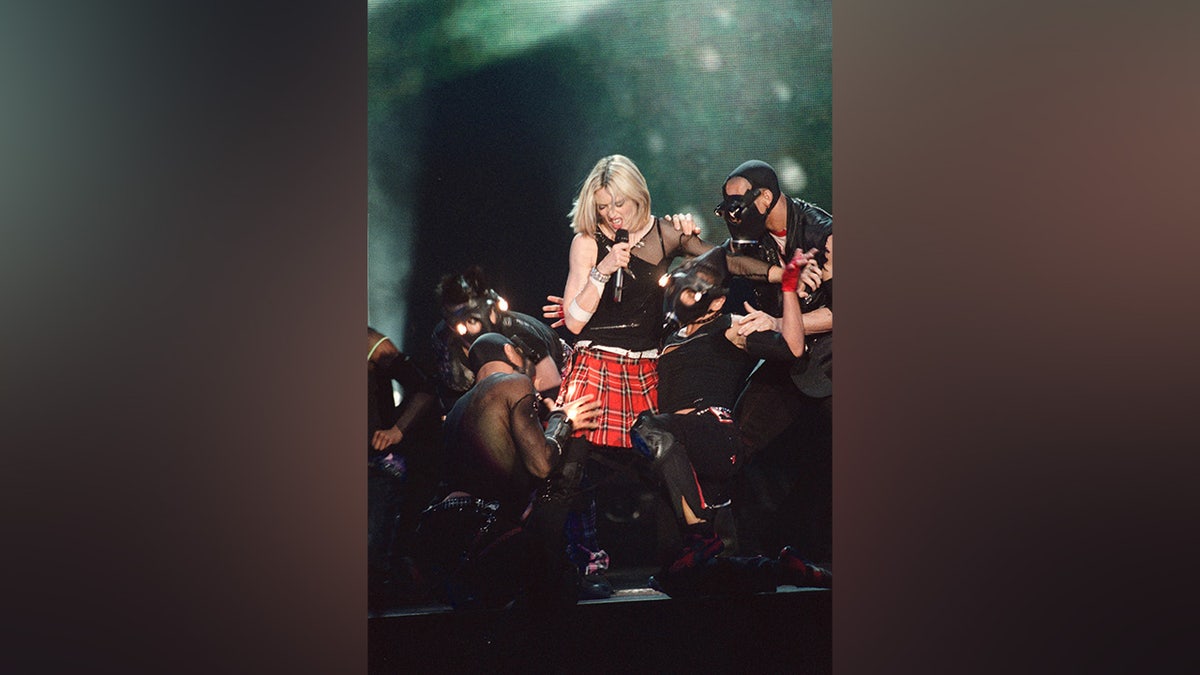 Madonna at concert in Paris