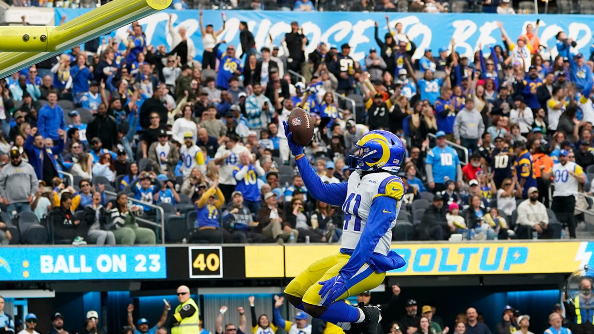 Malcolm Brown celebrates