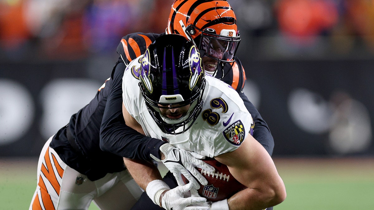 NFL fans wonder whether Bengals got away with penalty on historic Sam  Hubbard touchdown