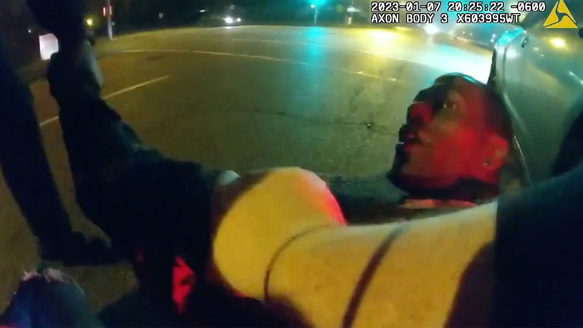 Screenshot from bodycam video