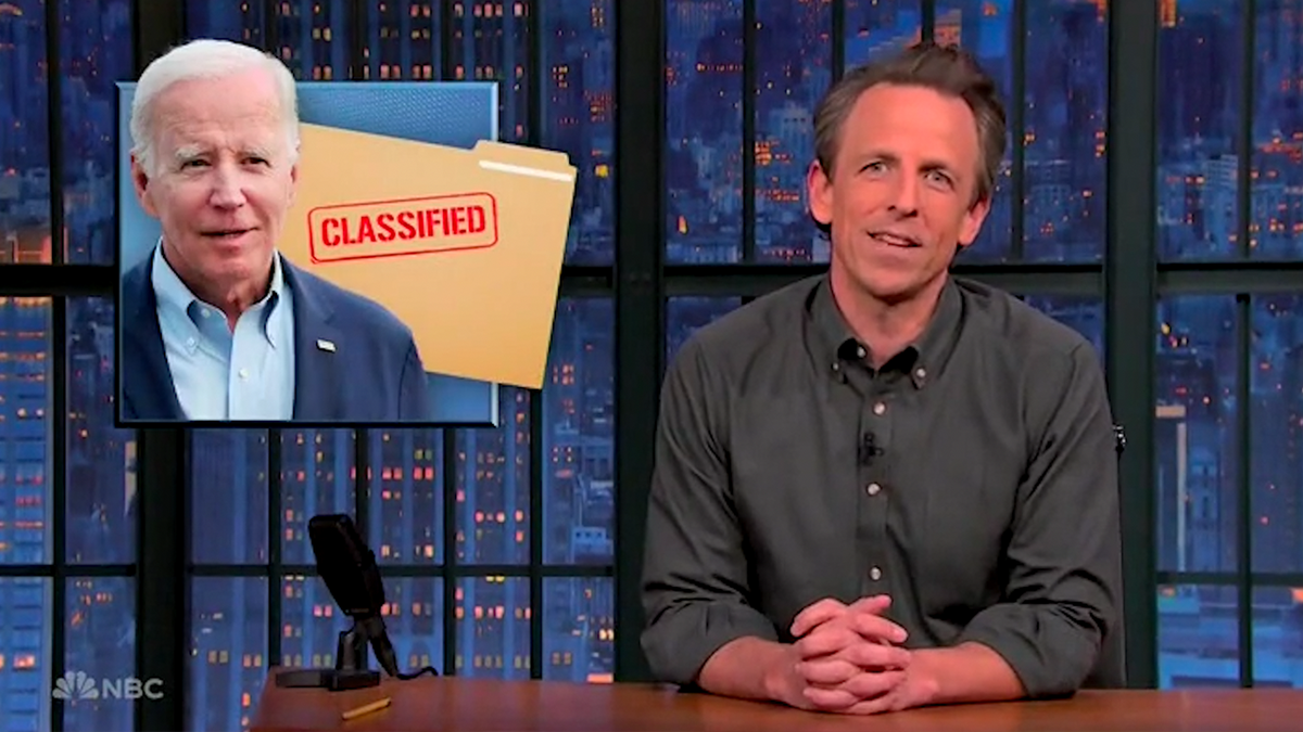 Biden documents NBC Seth Meyers