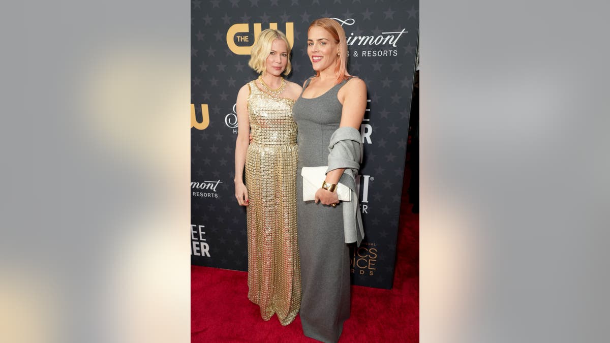 Busy Philipps attends Critics' Choice Awards with Michelle Williams