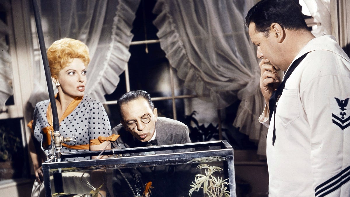 Don Knotts and Carole Cook in The Incredible Mr. Limpett