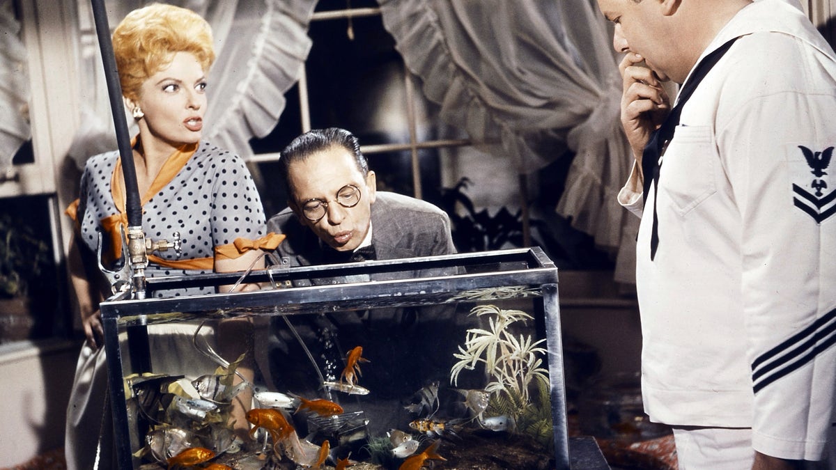 Don Knotts and Carole Cook in The Incredible Mr. Limpett