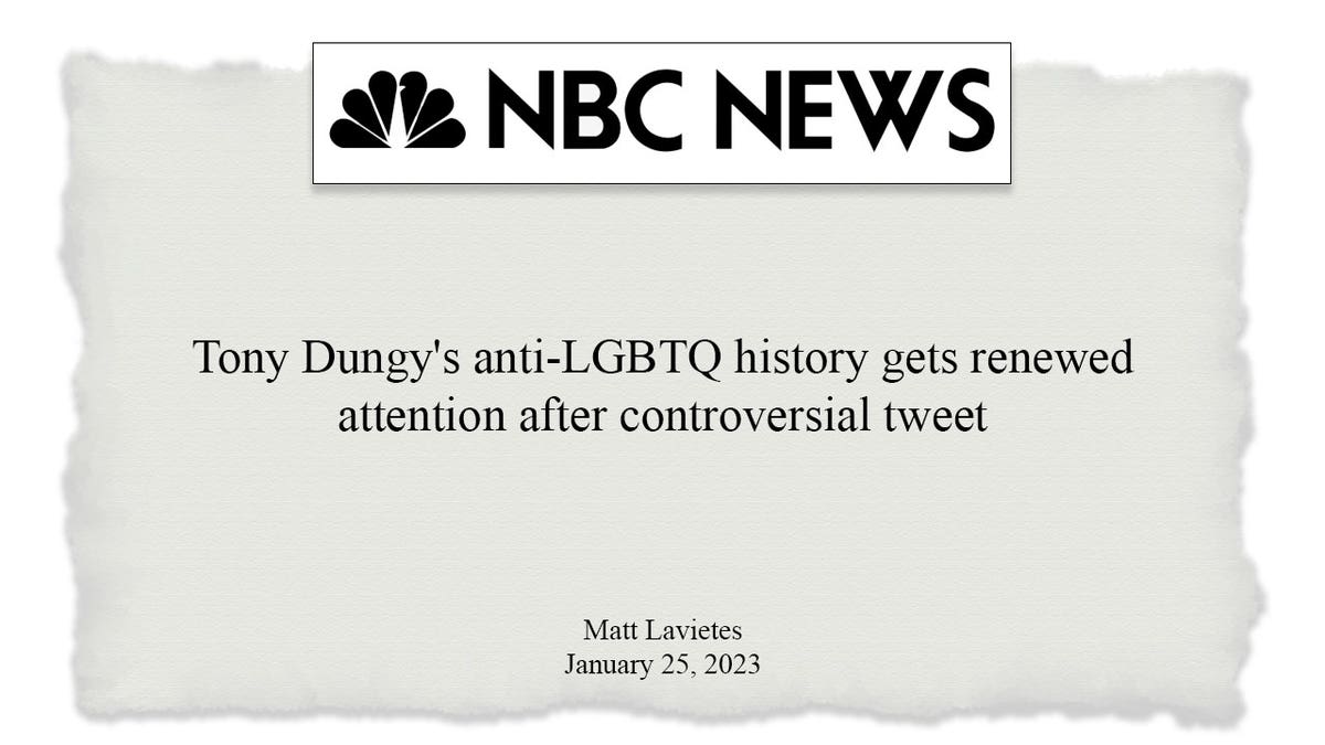 NBC News Tony Dungy headline