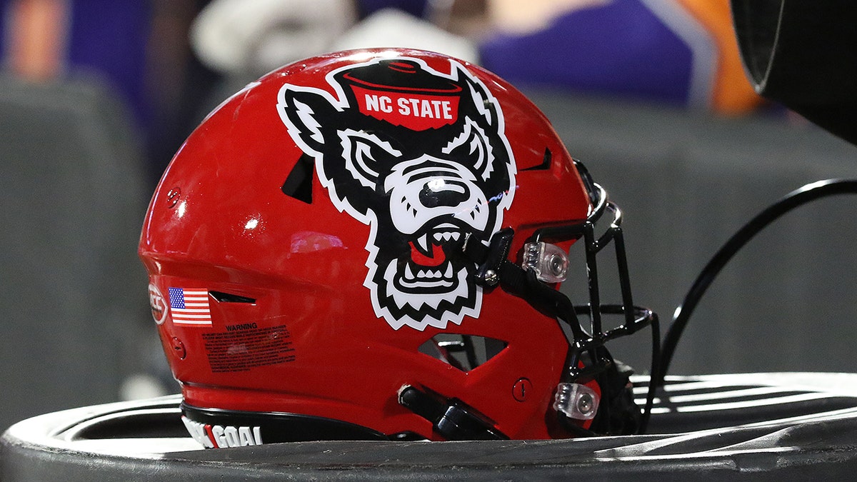 An NC State helmet vs Clemson