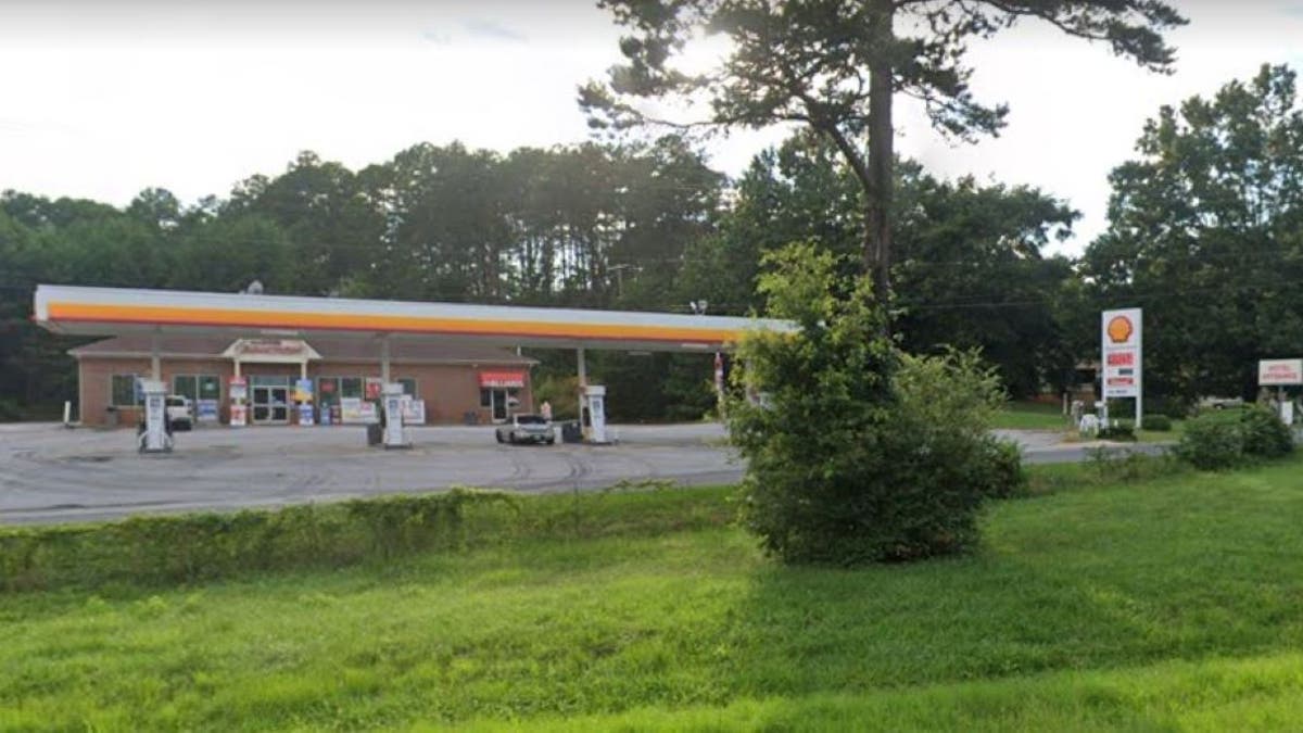 Shell station in North Carolina