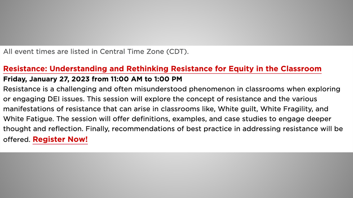 NIU training session on resistance and equity