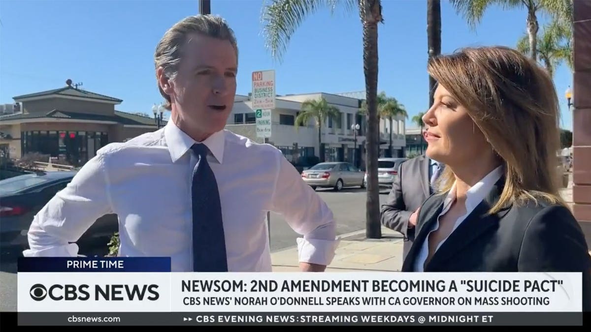 Gavin Newsom on CBS