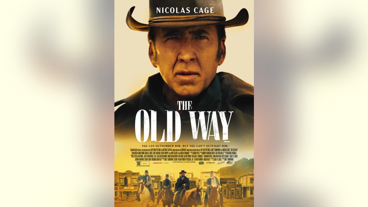 Cowboy Nic Cage in "The Old Way"