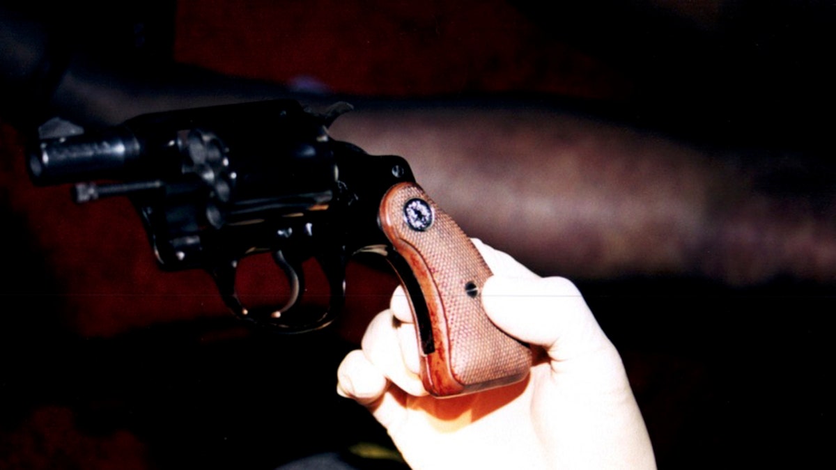 The gun used to kill Lana Clarkson shown during the trial