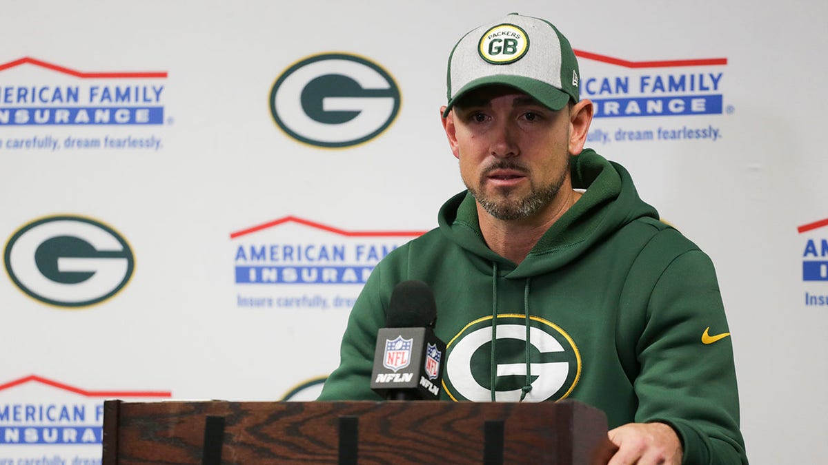 Head coach Matt LaFleur of the Green Bay Packers