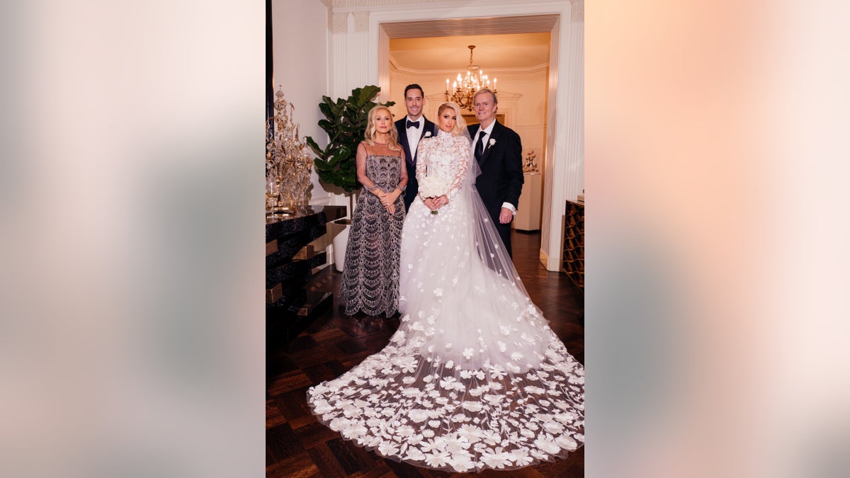 Kathy Hilton and Richard Hilton celebrate Paris Hilton wedding