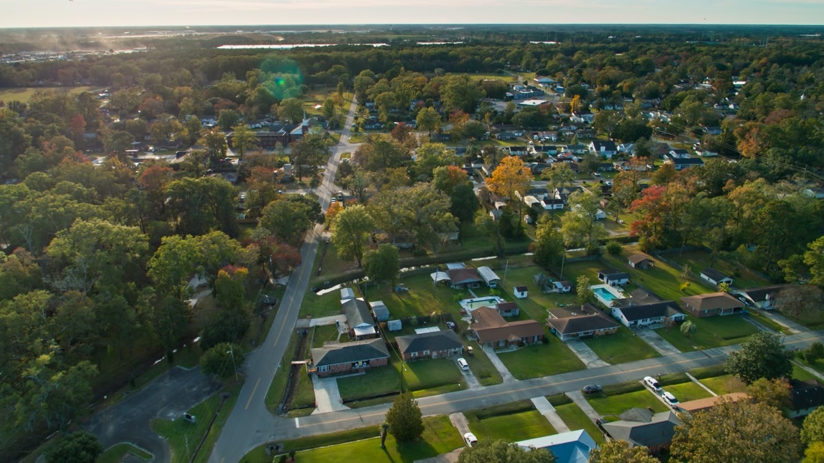 Aerial view of Port Wentworth