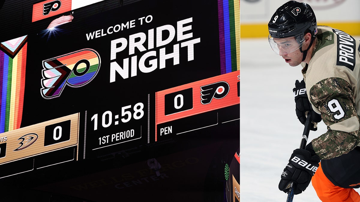 The Toronto Maple Leafs didn't wear themed jerseys on Pride Night 