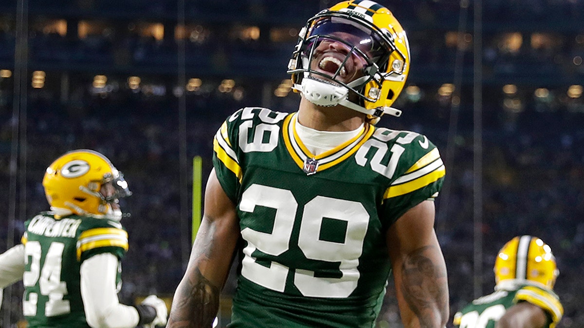 Rasul Douglas celebrates