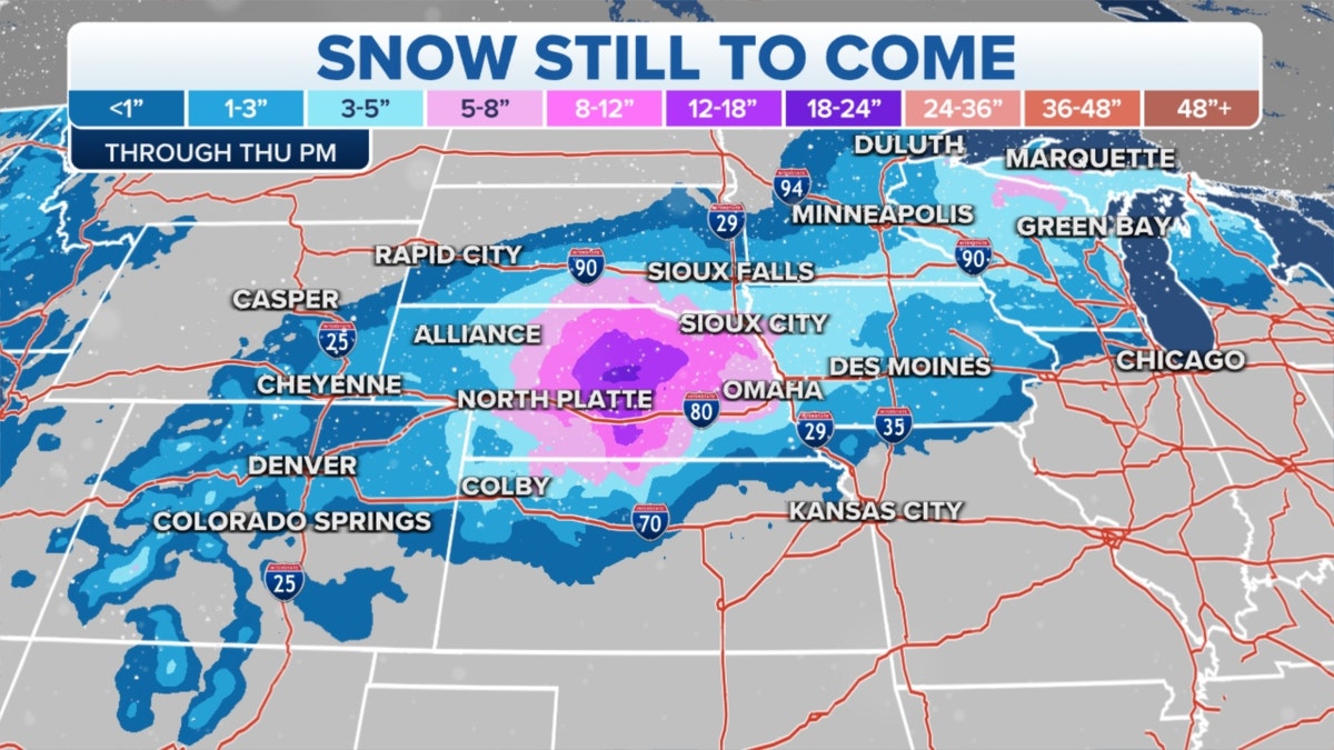 Snow still to come for the Plains