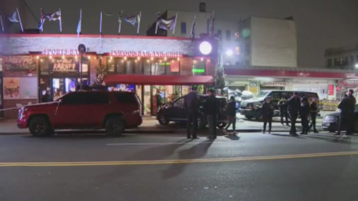 Aftermath of SUV crashing into Manhattan restaurant