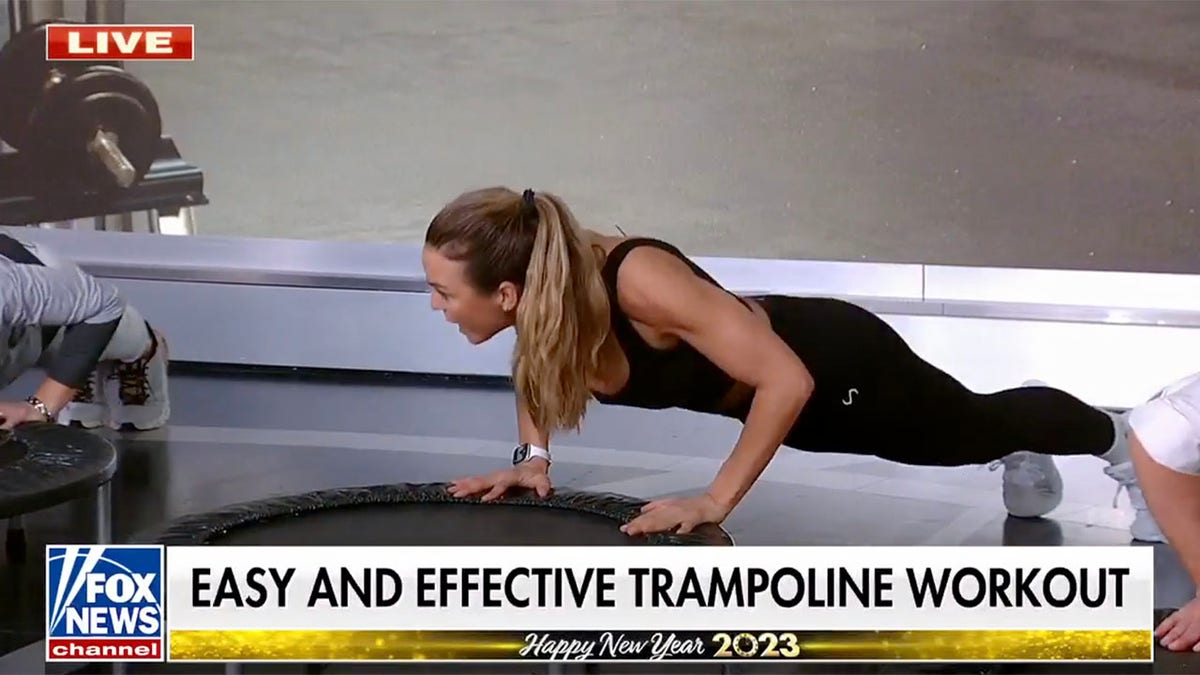 Easy trampoline online workout