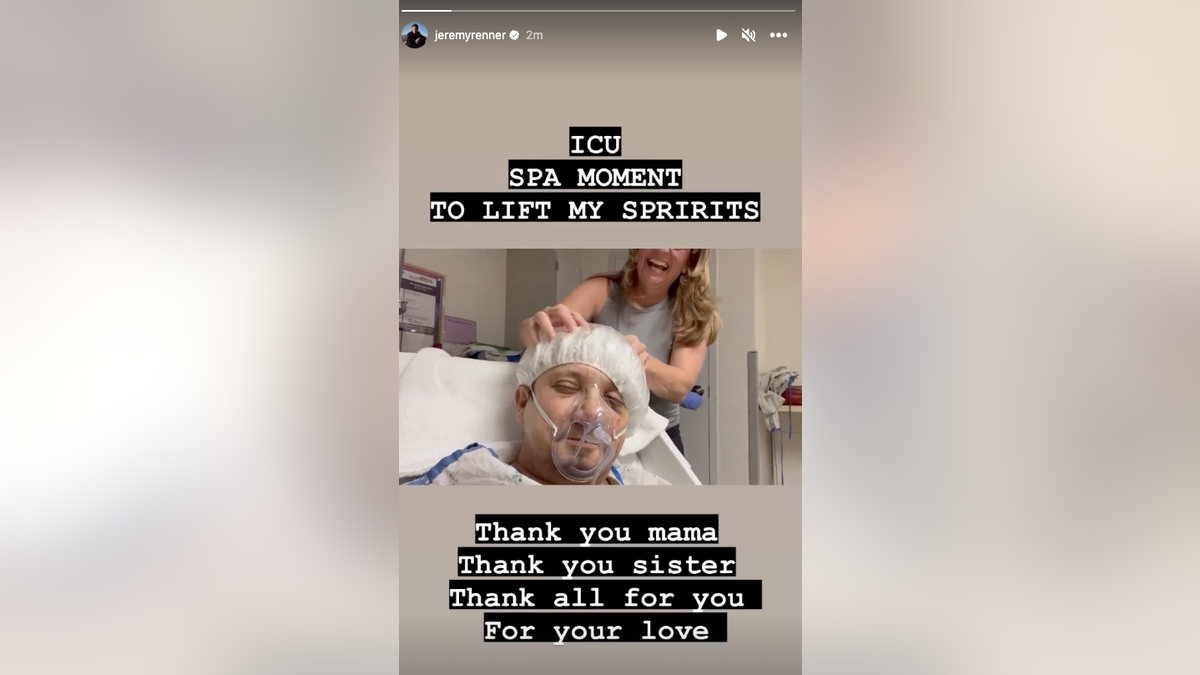 Jeremy Renner ICU instagram