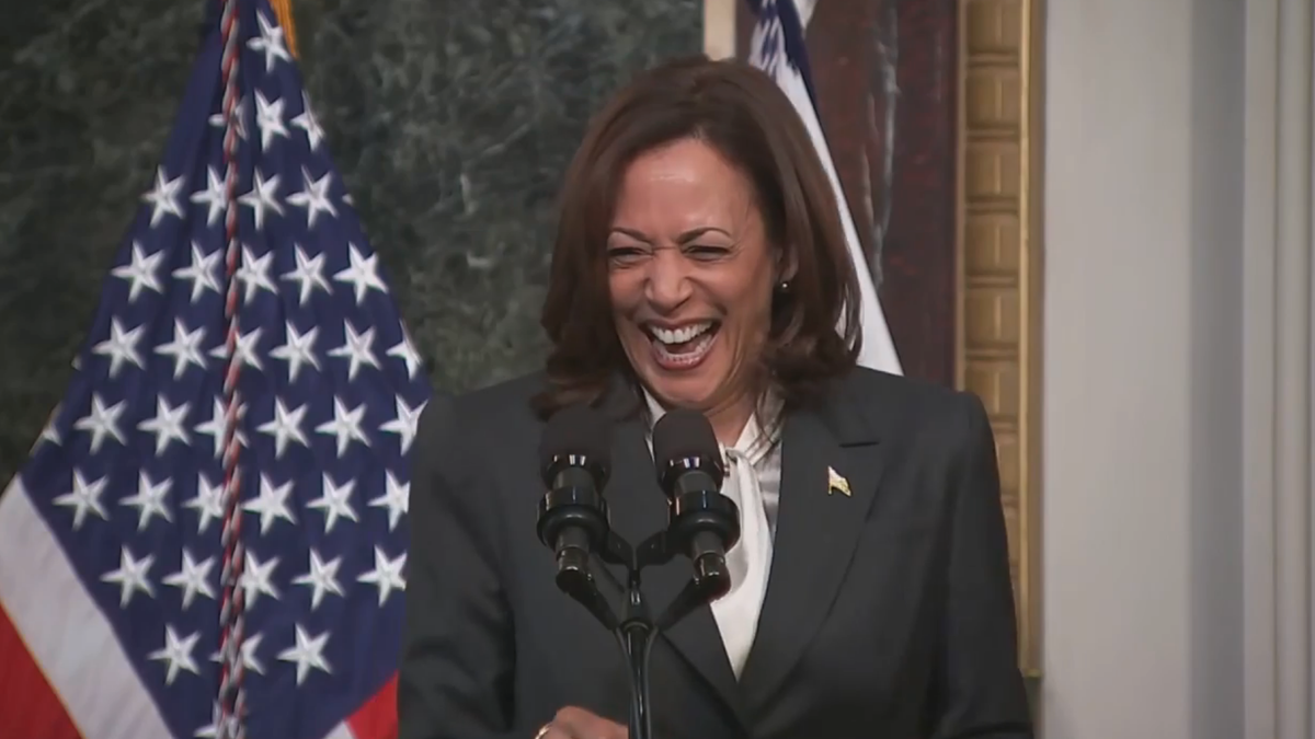 Kamala Harris laughing