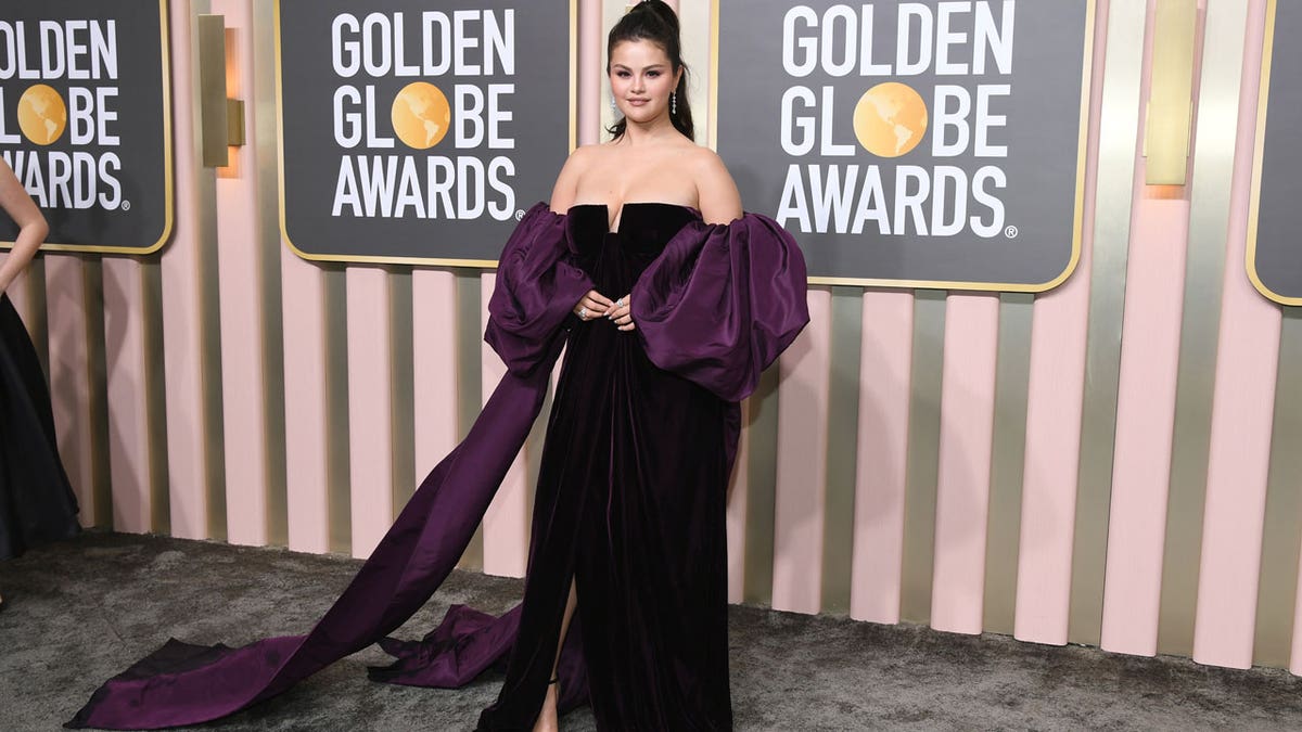 Selena Gomez at the Golden Globes